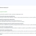 Sekcja wypłat Lucky Bird z dostępnymi metodami